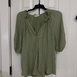 Blue Pepper Sage Green Women's Top